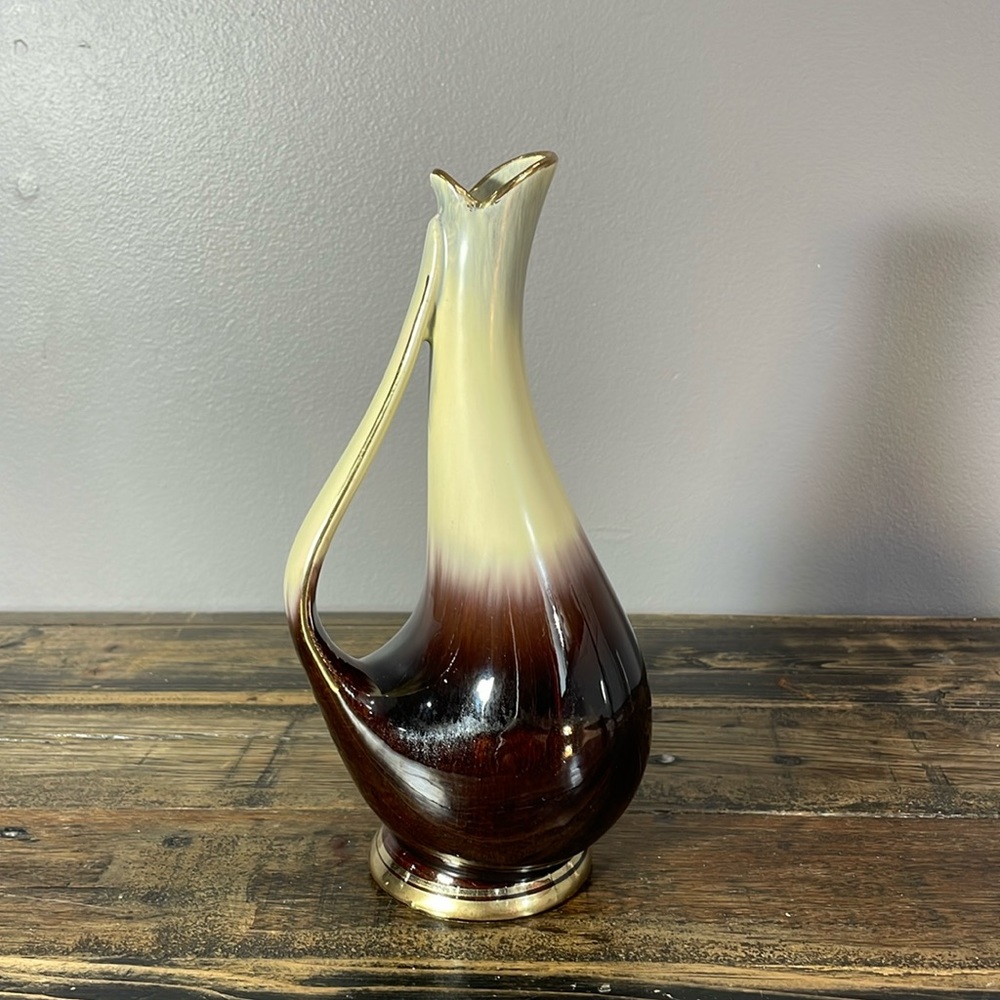 Made in Germany vintage pottery MCM vessel jug